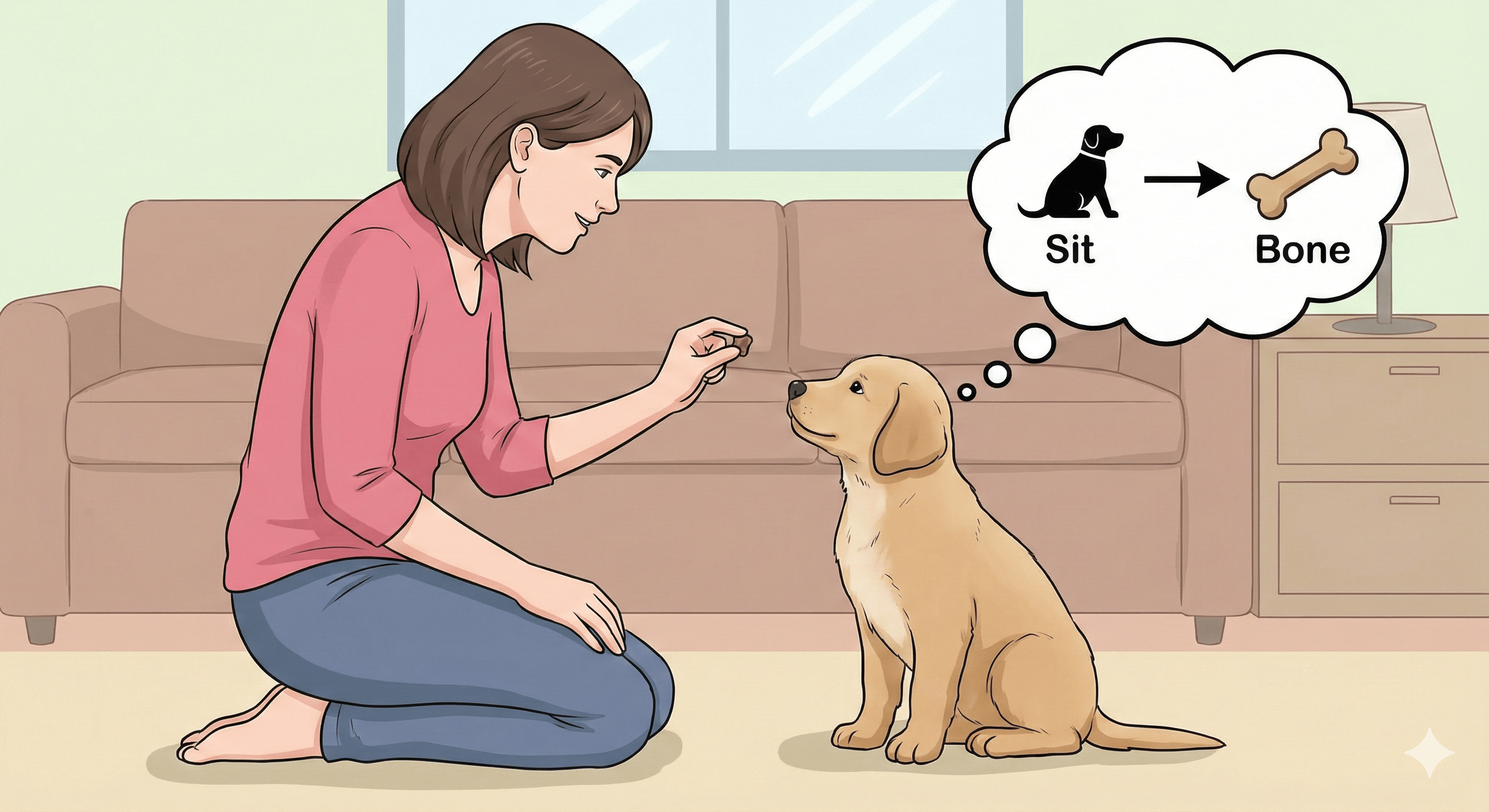 Training a puppy