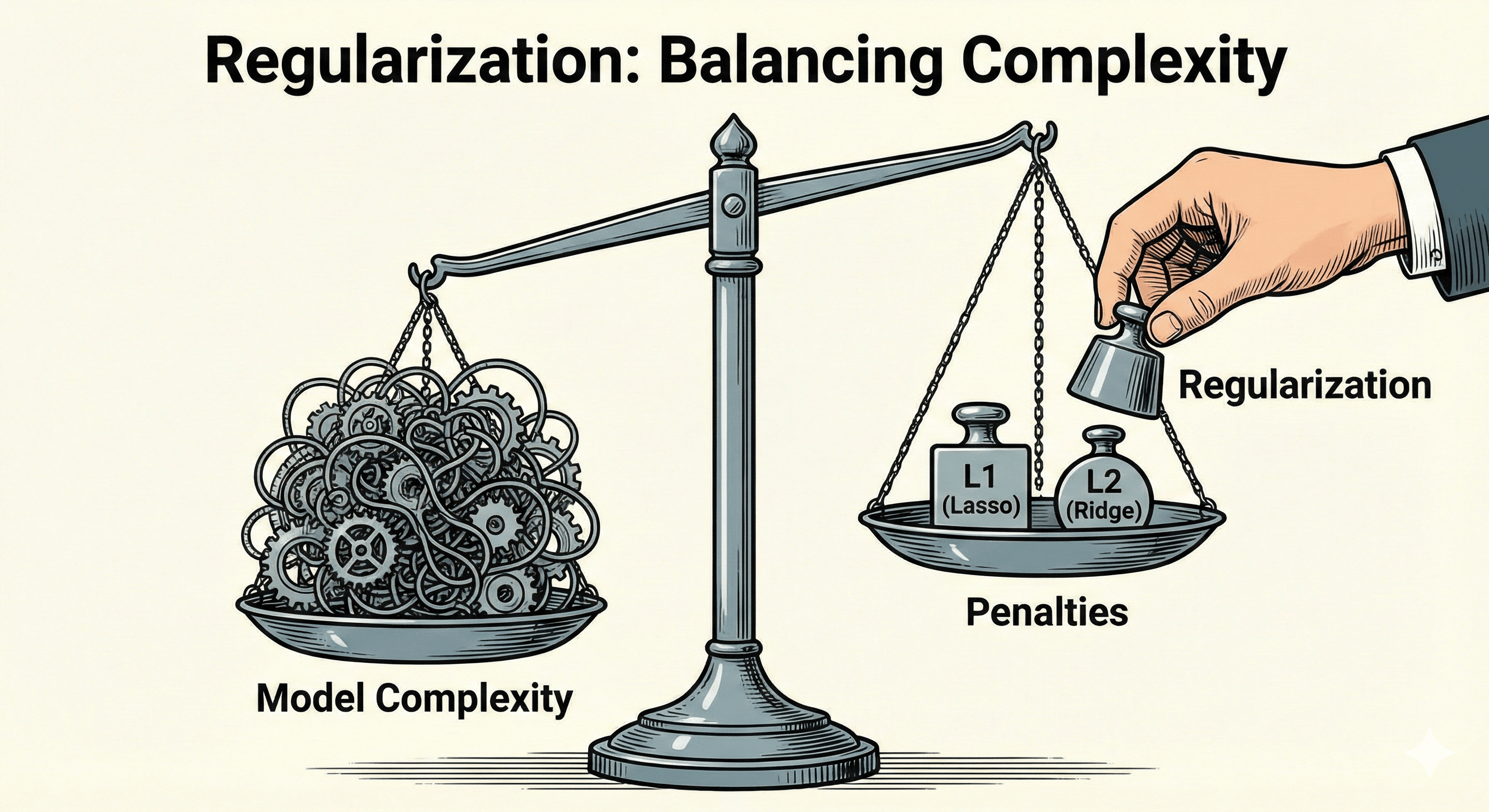 Regularization Balance Scale